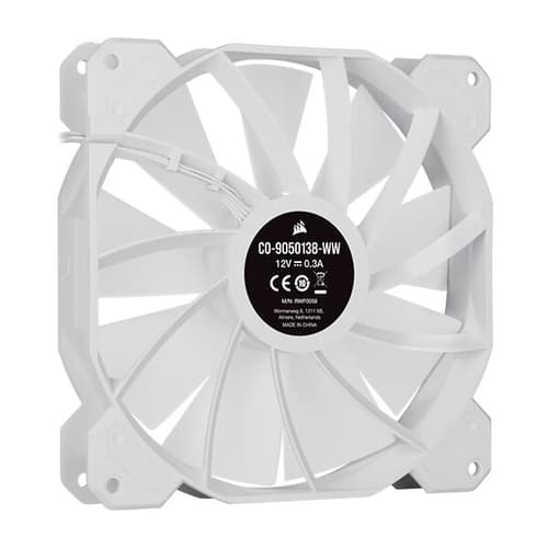 Corsair iCUE SP140 RGB Elite White Cabinet Fan (Single Pack)